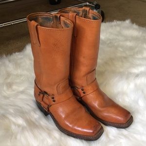 Frye boots.